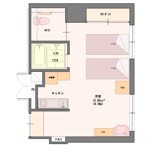 Cタイプ平面図